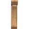 Ekena Millwork Thorton Slat Rough Sawn Bracket w/ Offset Brace, Western Red Cedar, 6"W x 16"D x 28"H BKT0604X16X28THR06RWR - alternate 2